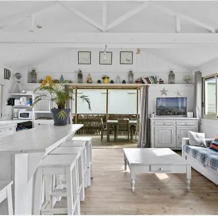 Chalet Sur Pilotis 10 Pers Wifi 2 Suites Familles 50 M Mer Clim Шале *